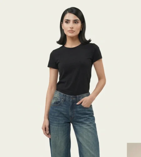 Blue Wide Leg Jeans for Women – Classic Blue Wide Leg Jeans | Relaxed Fit Wide Leg Jeans