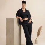 Charcoal Black Wide Leg Jeans for Women – Womens Wide Leg Jeans | Classic Charcoal Jeans