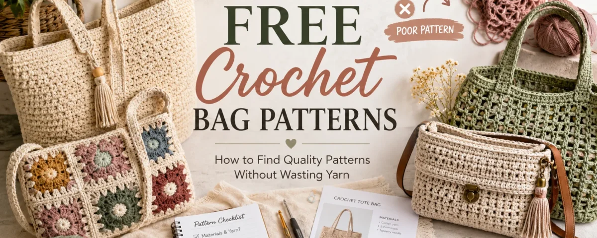 Crochet Bag Pattern Free Where to Find Quality Free Patterns + What to Look For