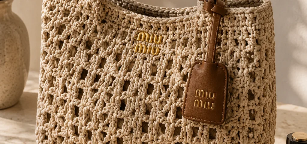 Miu Miu Crochet Bag Luxury Style Inspiration for Your Handmade Designer-Look Bags