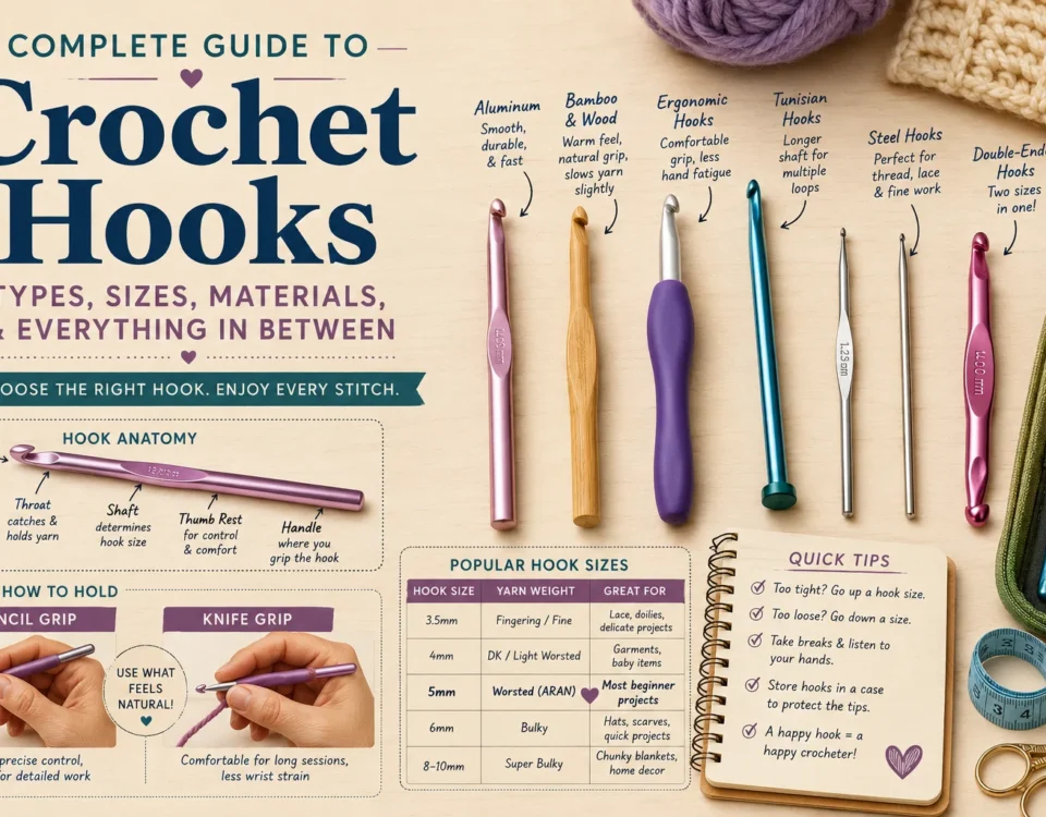 The Complete Guide to Crochet Hooks Choosing, Using, and Caring for Your Tools Crochet Hook