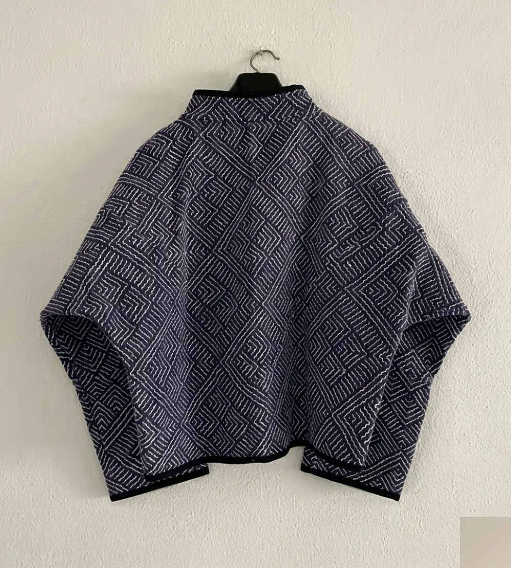 Sashiko Indigo Quilted Jacket